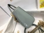 Dior Lady Dior Mini Chain Bag Replica with Chain in Grey - Image 3