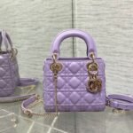 Dior Lady Dior Mini Bag Knockoff in Lilas