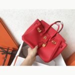 Red Hermes Birkin 25cm AAA Grade Knockoff - Image 3