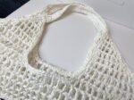Prada Large Tote Bag Replica in White Woven Raffia - Image 4