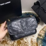 Replica Saint Laurent Niki Baby Chain Bag Black - Image 3