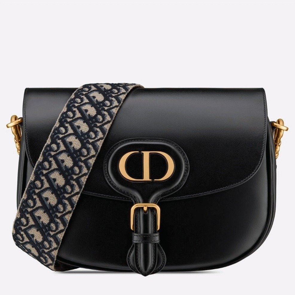 81D741EA-9636-85F2-7375-449A05B380CE.jpg Dior Bobby Large Bag Fake in Black - Image 1