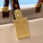 Top Quality Knockoff Fendi Sunshine Medium Tote Bag In Beige Calfskin - Image 8