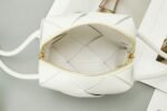 Replica Bottega Veneta Mini Cassette Camera Bag White - Image 5
