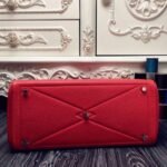 Red Luxury Replica Hermes Victoria II 35cm Bag - Image 7