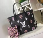 Louis Vuitton Wild At Heart Neverfull MM Bag In Black - Image 2