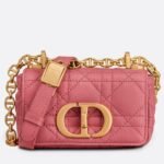 Dior Caro Micro Bag Fake in Pink