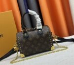 Louis Vuitton Monogram Canvas Cruise 2025 Speedy 20 Trunk Bag In Black