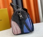 Louis Vuitton X YK Monogram Eclipse Reverse Keepall 45 Luggage In Pumpkin - Image 4