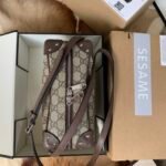 GG shoulder bag with leather details - Image 5