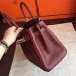 Bordeaux Knockoff Designer Hermes Birkin 30cm Bag - Image 7