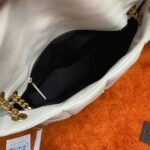 Saint Laurent Puffer Medium Chain Bag White Lambskin - Image 8