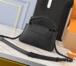 Louis Vuitton Capucines East-West Mini Handbag In All Black - Image 2