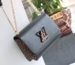 Louis Vuitton Epi Leather Jungle Edition Twist MM Bag In Black - Image 2