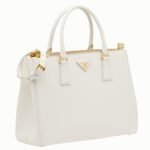White Prada Galleria Large Bag Top Quality
