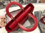 Dior Lady Dior Large Bag Replica in Red - Image 9
