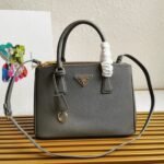 Grey Prada Galleria Medium Bag Replica - Image 4