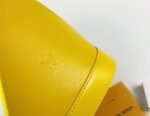Louis Vuitton Epi Leather Alma PM Handbag In Cedrat Yellow With Jacquard Strap - Image 2