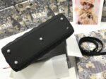 Black Dior Lady Dior Imitation Large Handbag - Image 4