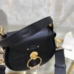 Top Quality Knockoff Chloe Small Tess Shoulder Bag In Black Calfskin - Image 7