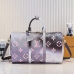 LV Spring 2022 Keepall 45 Travel Bag In Sunset Kaki