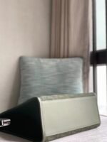Top Quality Replica Fendi Sunshine Medium Tote Bag In Green FF Fabric - Image 3
