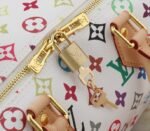 LV X TM Multicolored Speedy Bandouliere 30 In White - Image 8
