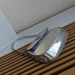 Silver Prada Cleo Flap Bag Knockoff - Image 7