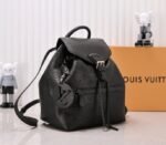 Louis Vuitton Monogram Empreinte Leather Montsouris PM Backpack In Black - Image 2