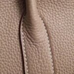 Grey Replica Hermes Garden Party 30cm Classic Canvas Tote - Image 5