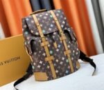 Louis Vuitton Monogram Craggy Christopher MM Backpack In Chocolate - Image 2