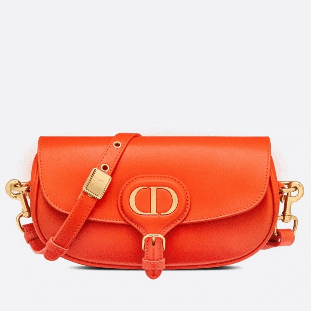 854F5554-02F4-B1A9-74CE-C14F3F8F60A6.jpg Dior Bobby East-West Bag Replica in Orange - Image 1