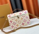 Louis Vuitton LV By The Pool Monogram Tiles Canvas Metis Handbag In Coral - Image 3