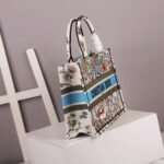 Dior Large Book Tote Bag Knockoff in Latte D-Constellation Embroidery - Image 9
