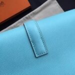 Celeste Epsom Fake Hermes Jige Elan 29 Sleek Clutch Bag - Image 8