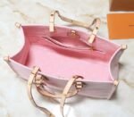 Monogram Denim OnTheGo MM In Washed Pink - Image 3