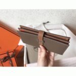Taupe Brown Luxury Replica 1:1 Hermes Bearn Wallet - Image 4