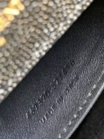 KATE SMALL CHAIN BAG IN GRAIN DE POUDRE EMBOSSED LEATHER - Image 3