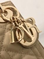 Dior Lady Dior Mini Chain Bag Knockoff in Aesthetic Beige - Image 2
