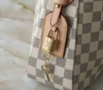 LV Damier Azur Slouchy PM - Image 9