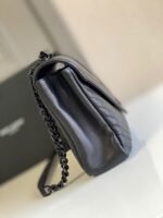 Fake Saint Laurent College Large Chain Bag Black - Image 8
