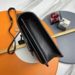 Knockoff Saint Laurent Sunset Medium Top Handle Bag Noir Calfskin - Image 7