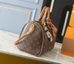 Louis Vuitton Monogram Canvas Soft Speedy 30 Boho Handbag In Tan - Image 3