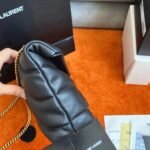 Replica Saint Laurent Puffer Toy Bag Black Quilted Lambskin - Image 5