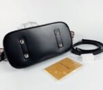 Louis Vuitton Epi Leather Alma BB Handbag In Black With Jacquard Strap - Image 4