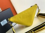 Prada Triangle Shoulder Bag Knockoff in Yellow - Image 3