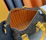 Louis Vuitton Monogram Macassar Canvas Keepall Bandouliere 25 In Safran Yellow - Image 9