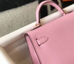 Hermes Kelly Mini II Bag Fake in Mauve Sylvestre - Image 6