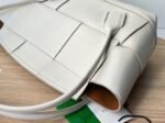 Top Quality Fake Bottega Veneta Arco Medium Bag In White Intrecciato Calfskin - Image 4