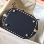 Bicolor sapphire replica Hermes Picotin Lock 22cm handbag - Image 4